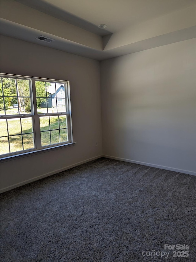 1604 N Main St, Mount Holly, NC 28120 - empty room with baseboards and dark colored carpet