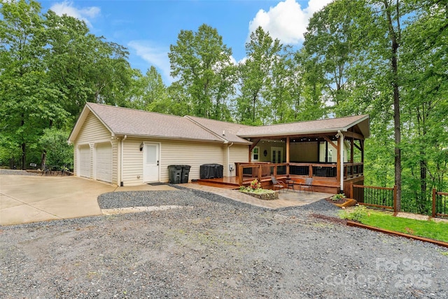 174 Sassafras Hill Dr Unit 41, Rutherfordton, NC 28139 - ranch-style home featuring a wooden deck and a shingled roof