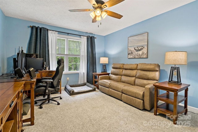 174 Sassafras Hill Dr Unit 41, Rutherfordton, NC 28139 - carpeted office space with ceiling fan and baseboards