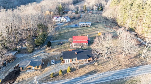 40 Painter Rd, Banner Elk, NC 28604 - aerial view of property's location with a forest