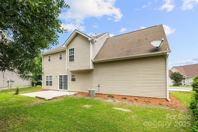 4004 Shasta Cir, Clover, SC 29710 - rear view of property with a patio, a yard, and central AC unit