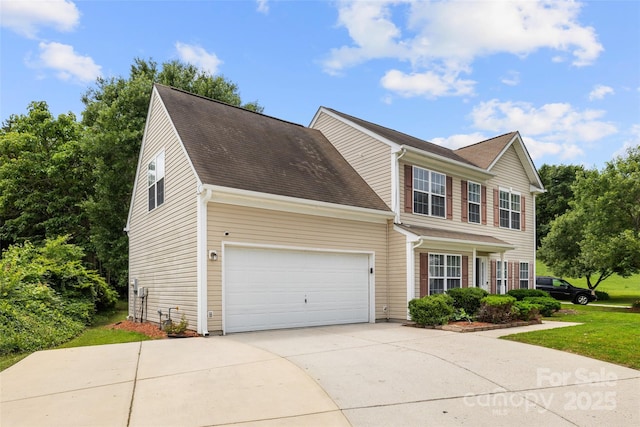 4004 Shasta Cir, Clover, SC 29710 - view of front of property featuring driveway, roof with shingles, and an attached garage