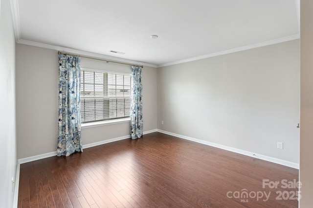 4028 Woodsmill Rd, Fort Mill, SC 29707 - spare room with ornamental molding, wood finished floors, and baseboards