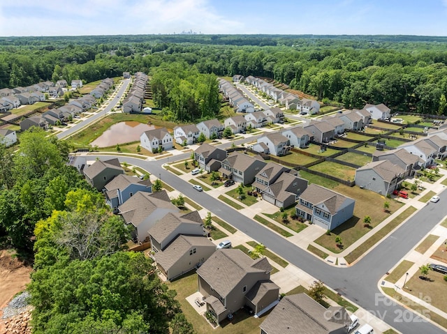 9132 Colwick Hill Ln, Charlotte, NC 28215 - aerial perspective of suburban area with a forest