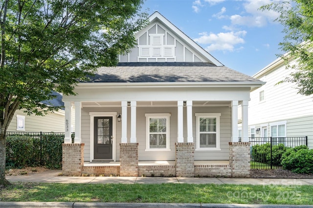 6033 Bountiful St Unit 201, Belmont, NC 28012 - view of front of property with a porch