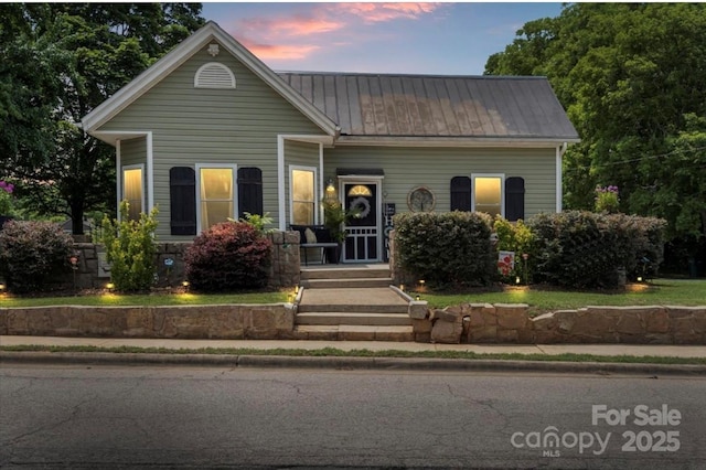 303 N Main St N, Granite Quarry, NC 28146 - view of front of property with metal roof