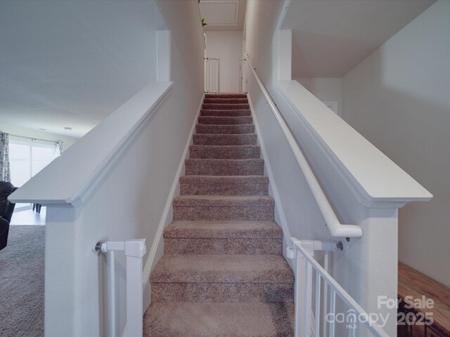 3322 Brighton Dr, Gastonia, NC 28052 - stairs with carpet