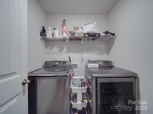 3322 Brighton Dr, Gastonia, NC 28052 - clothes washing area featuring washing machine and clothes dryer