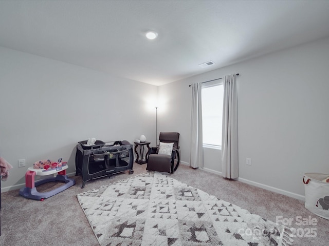 3322 Brighton Dr, Gastonia, NC 28052 - sitting room with carpet flooring and baseboards