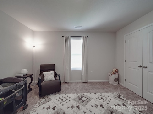 3322 Brighton Dr, Gastonia, NC 28052 - sitting room featuring carpet and baseboards