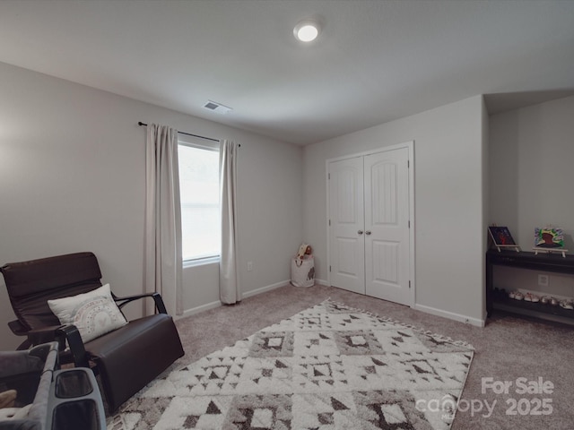 3322 Brighton Dr, Gastonia, NC 28052 - living area with light carpet and baseboards