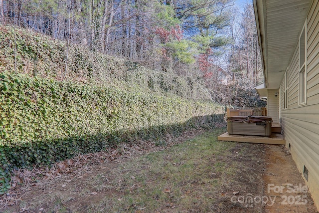703 Cinnamon Way, Flat Rock, NC 28731 - view of yard with a hot tub