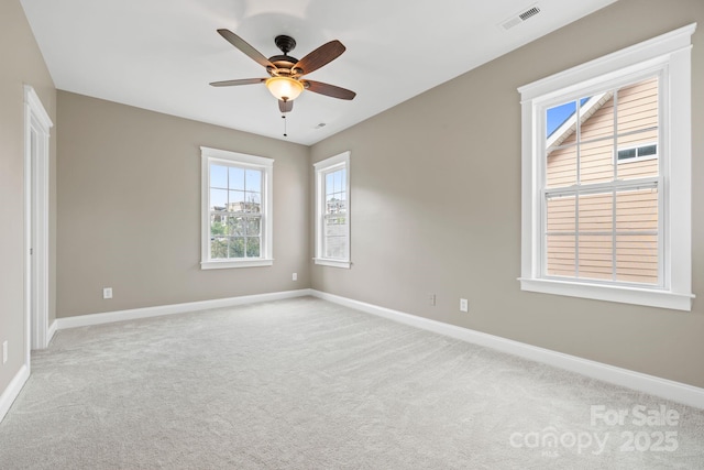 132 E Morehouse Ave, Mooresville, NC 28117 - carpeted empty room with baseboards and a ceiling fan