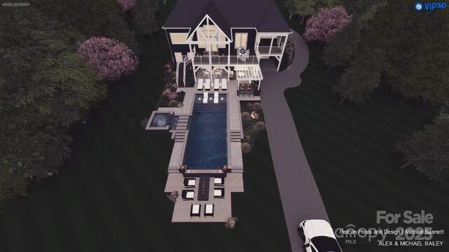 434 Breezewood Dr, Belmont, NC 28012 - view from above of property