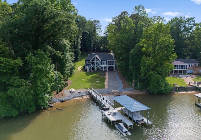 434 Breezewood Dr, Belmont, NC 28012 - view of subject property with a large body of water