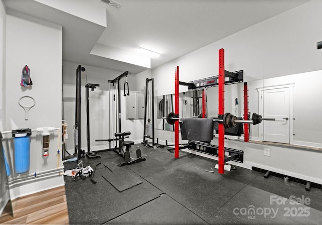 434 Breezewood Dr, Belmont, NC 28012 - workout area featuring baseboards