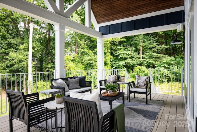 434 Breezewood Dr, Belmont, NC 28012 - wooden deck featuring an outdoor hangout area