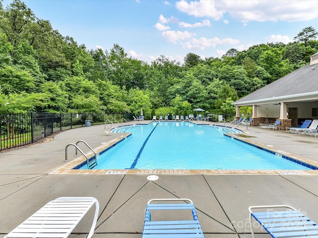 2005 Grimley Ln, Fort Mill, SC 29707 - community pool featuring a patio area