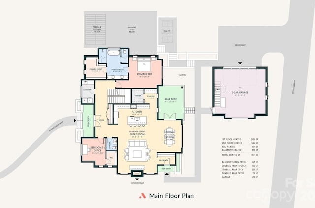 866 Concord Rd Unit 1C, Davidson, NC 28036 - floor plan / room layout