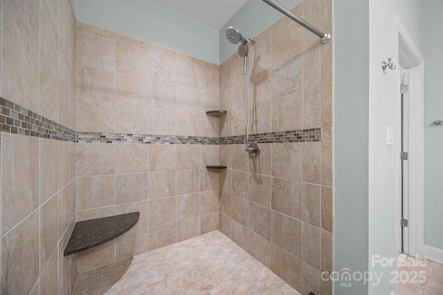 422 Drake Ln, Salisbury, NC 28146 - bathroom with tiled shower