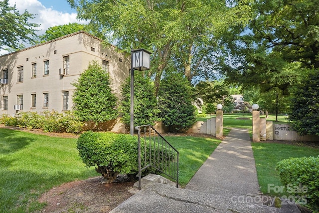 surrounding community featuring a yard