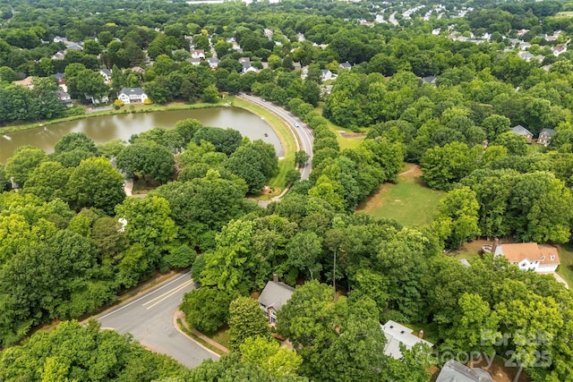 4846 Deer Cross Trl, Charlotte, NC 28269 - drone / aerial view of a nearby body of water