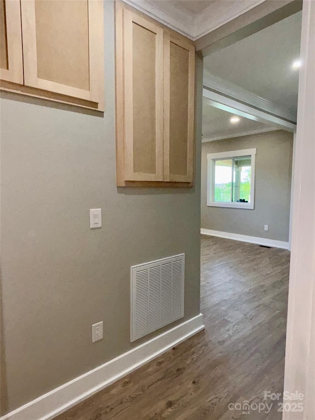 85 Archer St, Granite Falls, NC 28630 - empty room featuring baseboards and dark wood finished floors
