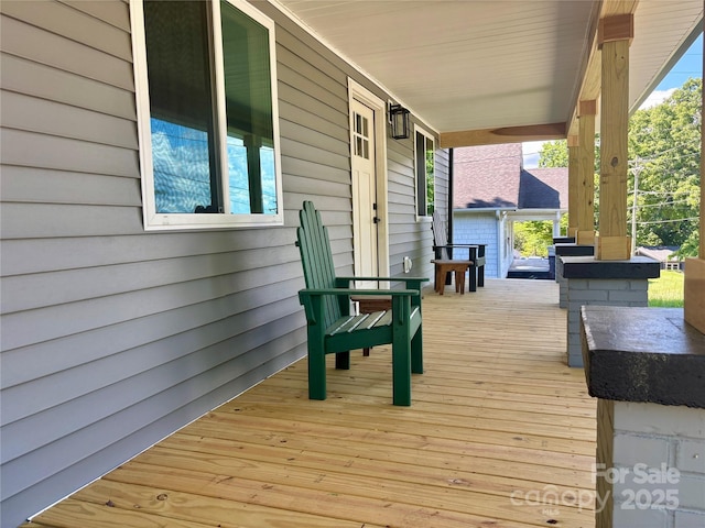 85 Archer St, Granite Falls, NC 28630 - view of wooden porch