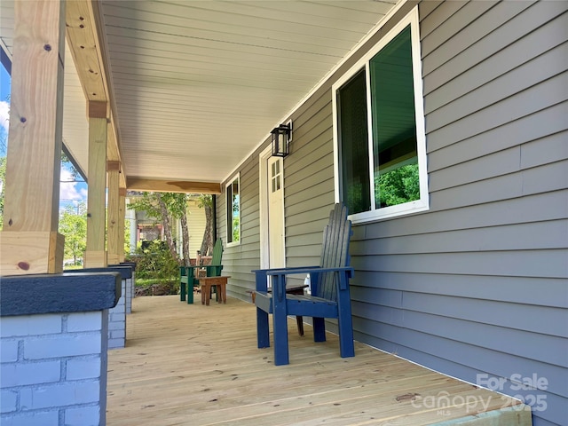 85 Archer St, Granite Falls, NC 28630 - view of wooden porch