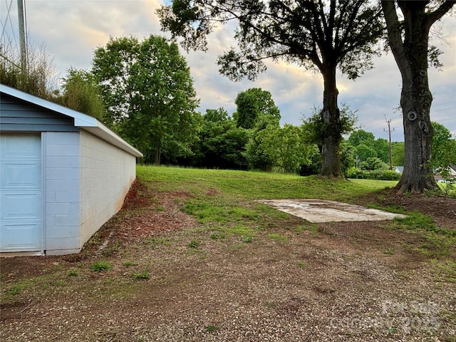 85 Archer St, Granite Falls, NC 28630 - view of yard with an outdoor structure