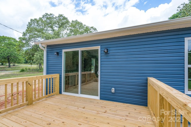 251 Hall Spencer Rd, Catawba, SC 29704 - view of wooden deck