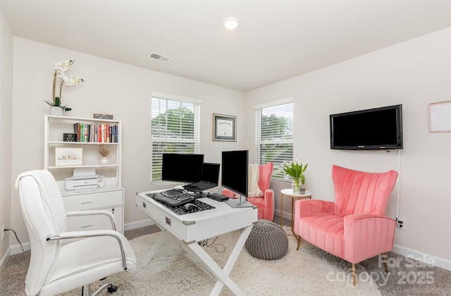 941 Rachel Anne Dr, Belmont, NC 28012 - office space featuring carpet floors, baseboards, and recessed lighting