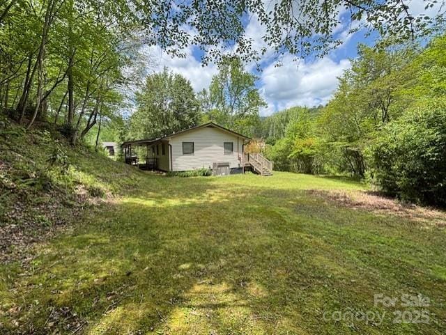 45 Old Cove Rd, Sylva, NC 28779 - view of green lawn featuring a view of trees