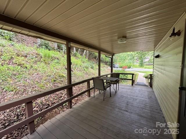 45 Old Cove Rd, Sylva, NC 28779 - view of wooden terrace