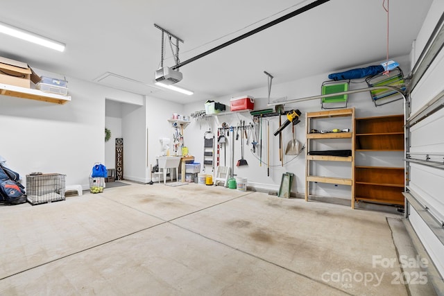7016 Bareland Rd, Fort Mill, SC 29707 - garage featuring a garage door opener