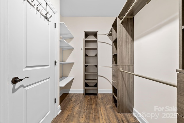 7016 Bareland Rd, Fort Mill, SC 29707 - spacious closet with dark wood finished floors