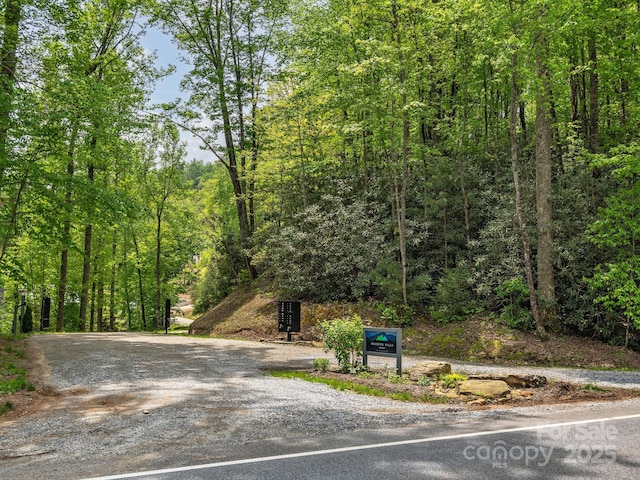 85 S Fork Trl, Lake Toxaway, NC 28747 - view of road with a wooded view