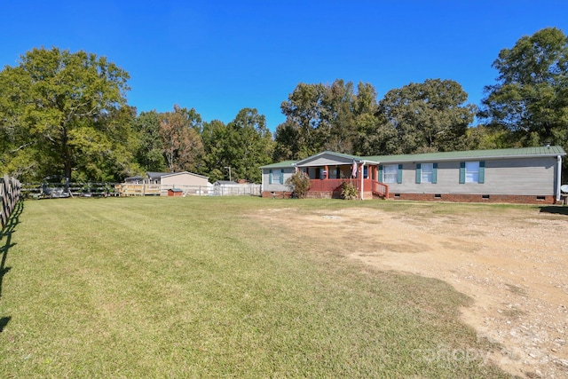 1574 Burke Duncan Rd, Lancaster, SC 29720 - view of front of house with crawl space