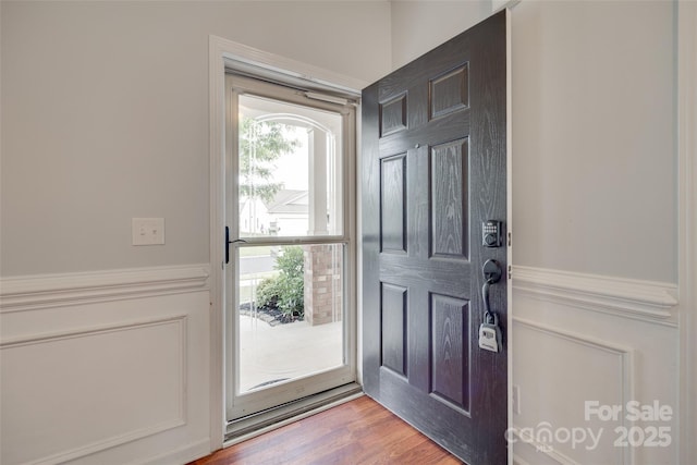 1412 Afternoon Sun Rd, Matthews, NC 28104 - entrance foyer featuring wainscoting and wood finished floors