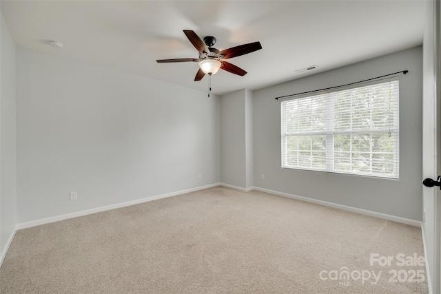 1412 Afternoon Sun Rd, Matthews, NC 28104 - spare room featuring ceiling fan, carpet floors, and a smoke detector