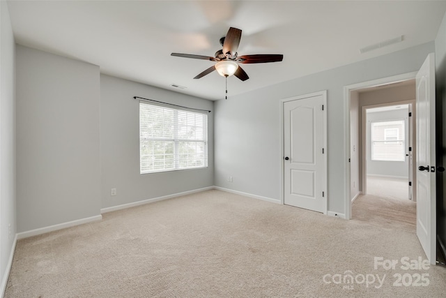 1412 Afternoon Sun Rd, Matthews, NC 28104 - carpeted empty room with a ceiling fan and baseboards