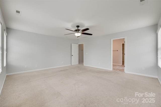 1412 Afternoon Sun Rd, Matthews, NC 28104 - unfurnished room with ceiling fan and light colored carpet