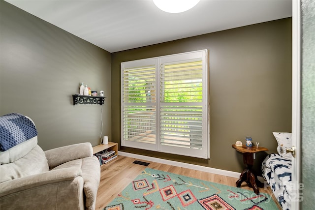 3407 Patton Rd, Franklin, NC 28734 - sitting room featuring wood finished floors and baseboards