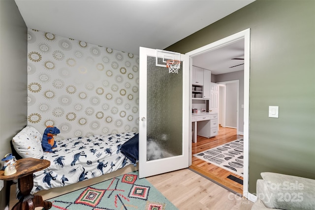 3407 Patton Rd, Franklin, NC 28734 - bedroom with light wood-style flooring