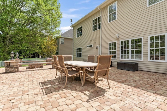 1016 Spanish Moss Rd, Indian Trail, NC 28079 - view of patio featuring outdoor dining space