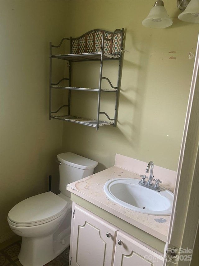 1418 Old Wilkesboro Rd, Salisbury, NC 28144 - bathroom featuring vanity and toilet