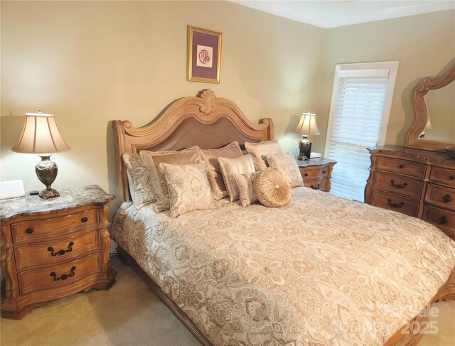 1253 Iverleigh Trl, Charlotte, NC 28270 - bedroom featuring ornamental molding and light colored carpet