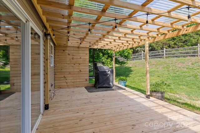 176 Pleasant Grove Ln, Mooresville, NC 28115 - view of wooden terrace