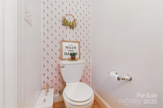 226 Duncan Estate Dr, Fletcher, NC 28732 - bathroom with toilet and baseboards