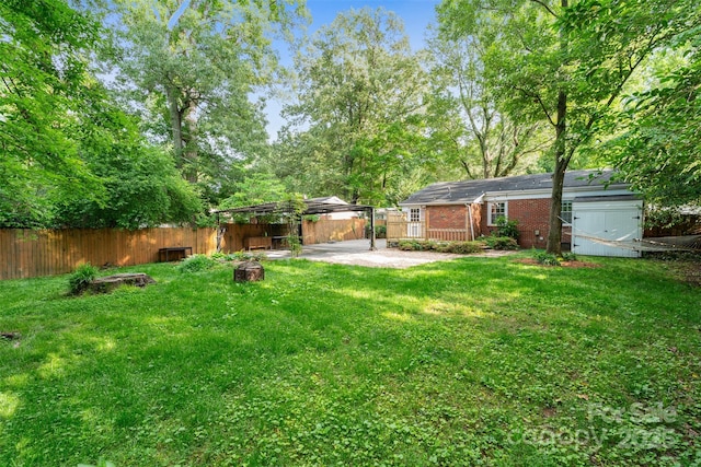 2953 Enfield Rd, Charlotte, NC 28205 - view of yard featuring a gazebo and a patio area